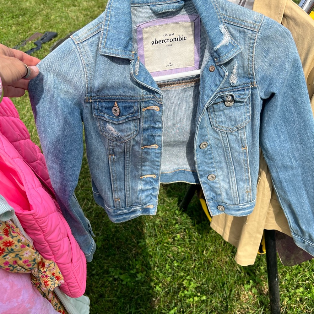 Abercrombie & Fitch Blue Jean Jacket Classic Denim Style